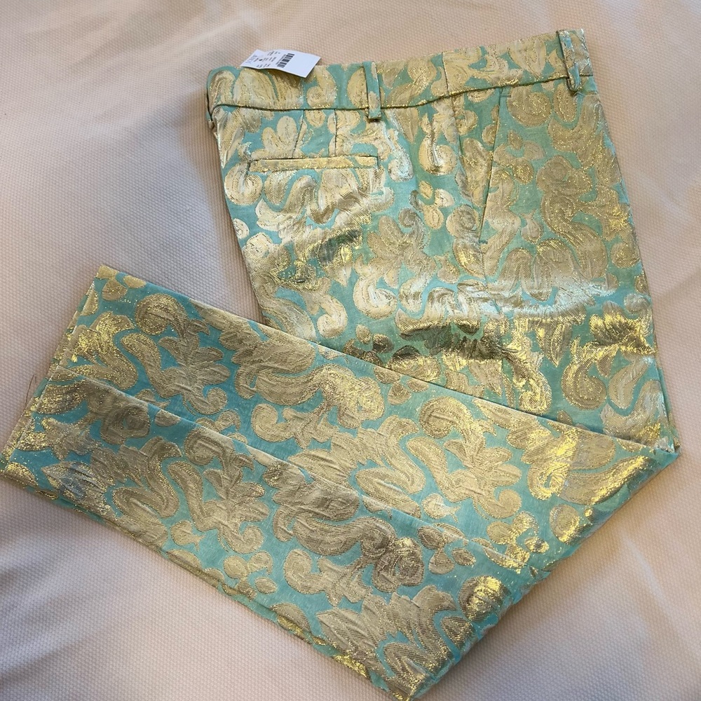 JCrew jacquard pants